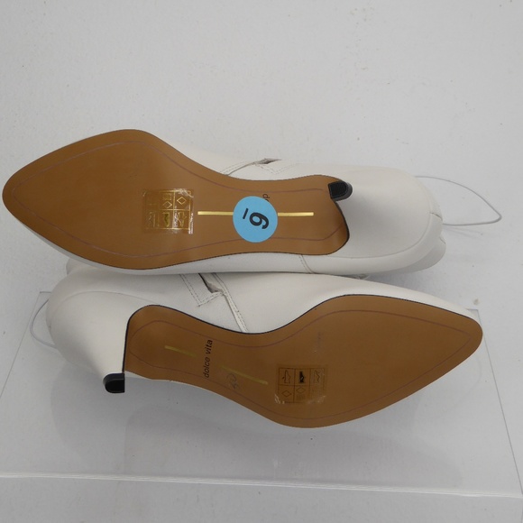 NEW Dolce Vita White Ankle Boots Size 6  #046 - Picture 8 of 8